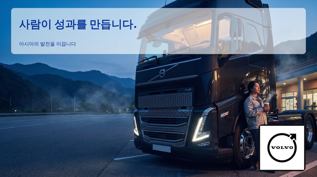 Truck scene in Korean